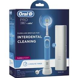 Oral B Pro 100 Floss Action Electric Toothbrush Each