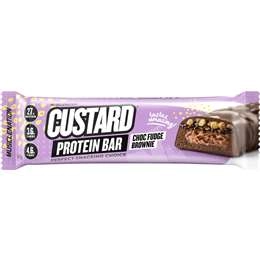 Muscle Nation Custard Protein Bar Chocolate Fudge Brownie 60g