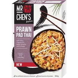 Mr Chen's Prawn Pad Thai Frozen Meal 350g