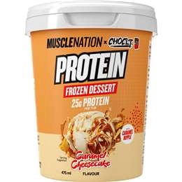 Muscle Nation Protein  Frozen Dessert Caramel Cheesecake 475ml