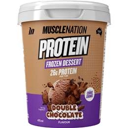 Muscle Nation Protein  Frozen Dessert Double Chocolate 475ml