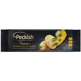 Peckish Fancies Parmesan & Herbs Rice Crackers 90g