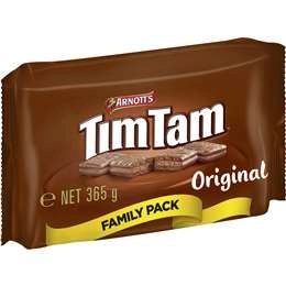 Arnott's Tim Tam Original Family Pack Chocolate Biscuits 365g