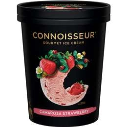 Connoisseur Camarosa Strawberry Gourmet Ice Cream 1l