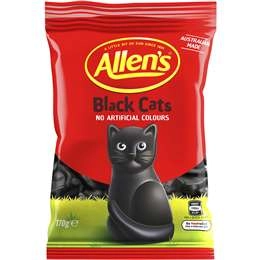 Allen's Black Cats Lollies Bag 170g