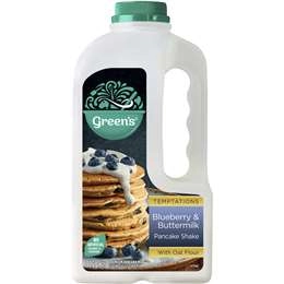 Green's Temptations Blueberry & Buttermilk Pancake Shake 325g