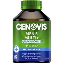 Cenovis Men's Multivitamin Capsules + Performance Multi Vitamin 100 Pack