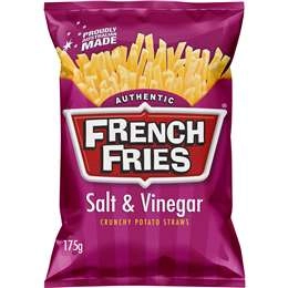 French Fries Salt & Vinegar Crunchy Potato Straws 175g