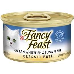 Fancy Feast Adult Cat Food Ocean Whitefish & Tuna 85g