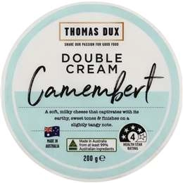 Thomas Dux Double Cream Camembert  200g