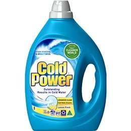 Cold Power Advanced Clean Laundry Detergent Liquid Lemon 2l