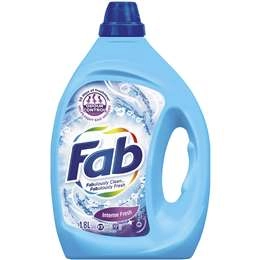 Fab Laundry Liquid Intense Fresh Odour Control 1.8l