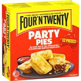 Four'n Twenty Party Pies Frozen 12 Pack