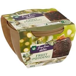 Woolworths Free From Gluten Fruit Pudding 400g