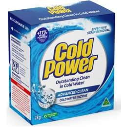 Cold Power Advanced Clean Laundry Detergent Powder 2kg