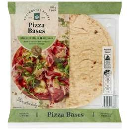 Woolworths Thin Crust Pizza Base  2 Pack