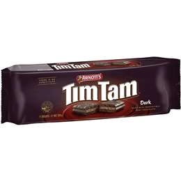 Arnott's Tim Tam Dark Chocolate Biscuits 200g