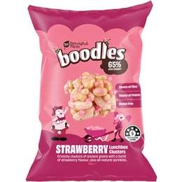 Boodles Lunchbox Clusters Strawberry  65g