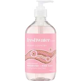 Freshwater Farm Rosewater + Pink Clay Cleansing Castile Hand Wash 500ml