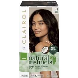 Clairol Natural Instincts Hair Colour 3 Brown Black Semi Permanent Each