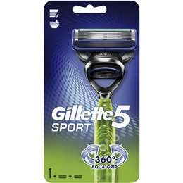 Gillette 5 Sport Mens Shaving Razor  Each