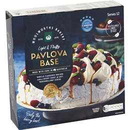 Woolworths Large Pavlova Base  Each