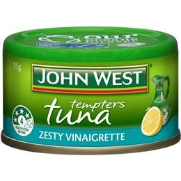 John West Zesty Vinaigrette Tuna Tempters 95g