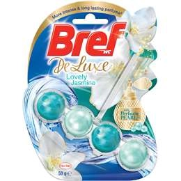 Bref Deluxe Lovely Jasmine Toilet Cleaner Block 50g