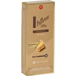 Vittoria Espresso Nespresso Compatible Coffee Capsules Pack 10