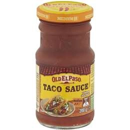 Old El Paso Taco Sauce Medium Taco Sauce 200g