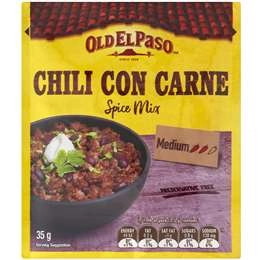 Old El Paso Chili Con Carne Spice Mix Chilli Spice Mix 35g