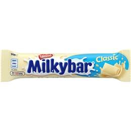 Milkybar White Choc Bar 50g