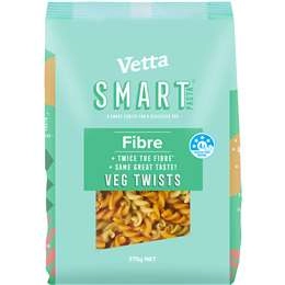 Vetta Smart Fibre Veg Twists Spirals Pasta 375g