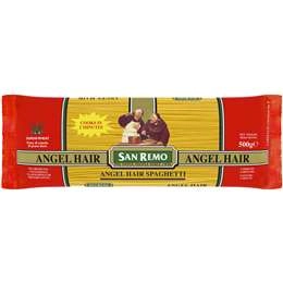 San Remo Spaghetti Angel Hair Pasta No 9 500g