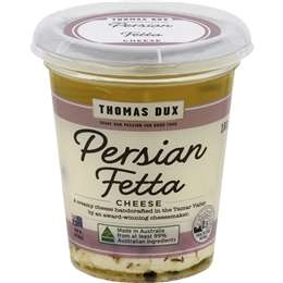 Thomas Dux Persian Fetta Cheese  180g