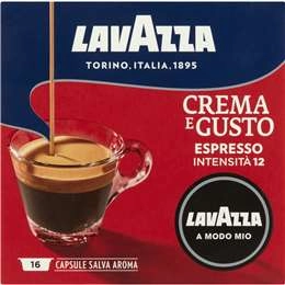 Lavazza Crema E Gusto A Modo Mio Coffee Pods 16 Pack