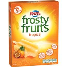 Peters Frosty Fruits Tropical  8 Pack