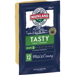 Mainland Tasty Cheddar Cheese 250g