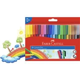 Faber-castell Connector Markers 20 Pack