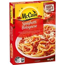 Mccain Spaghetti Bolognese Frozen Meal 400g