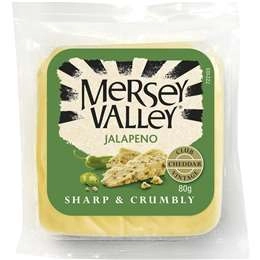 Mersey Valley Jalapeno Cheese  80g