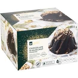 Woolworths Gold Chocolate & Hazelnut Pudding 600g