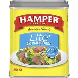 Hamper Corned Beef Lite Canned Meat  340g