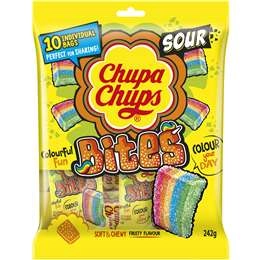 Chupa Chups Sour Bites Share Pack  10 Pack