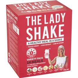 The Lady Shake Meal Replacement Variety 14 Pack