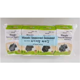 Sea Friend Wasabi Seasoned Seaweed  8 Pack