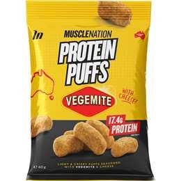 Muscle Nation Protein Puffs Vegemite  60g