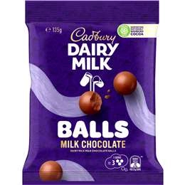 Cadbury Dairy Milk Chocolate Balls  135g