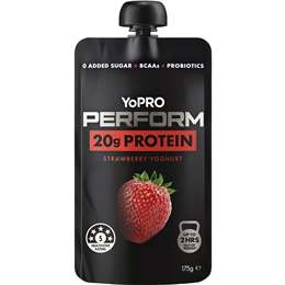 Yopro Perform 20g Protein Strawberry Yoghurt Pouch 175g