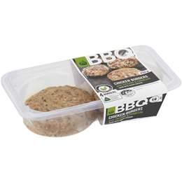 Woolworths Bbq Chicken Burgers Zucchini & Parmesan 450g